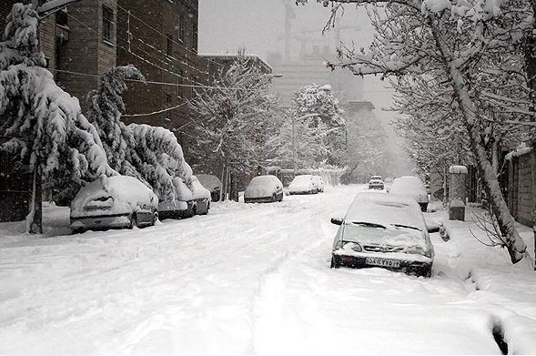 ایران در برف و زمستان